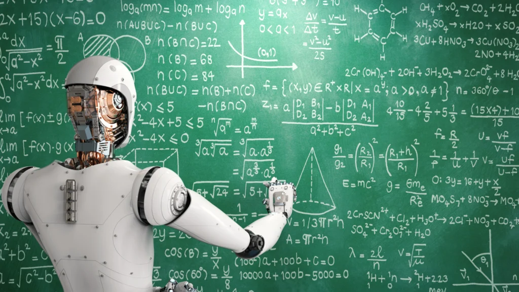 robot pizarra