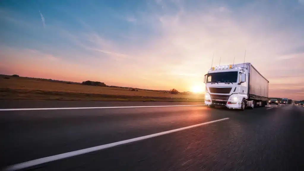 Camion blanco horizonte en España