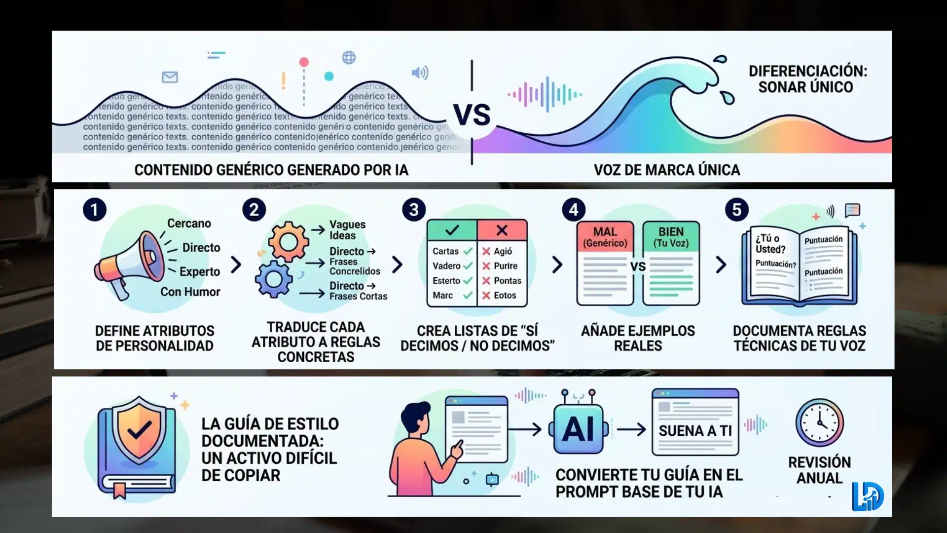 diagrama de voz de marca