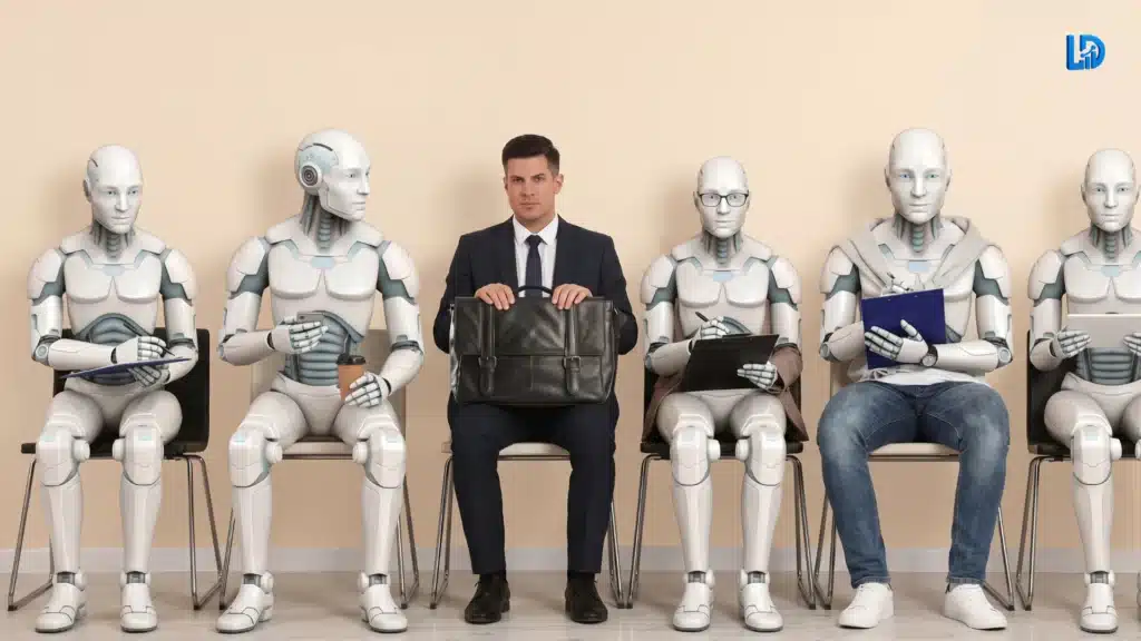 robots y humano