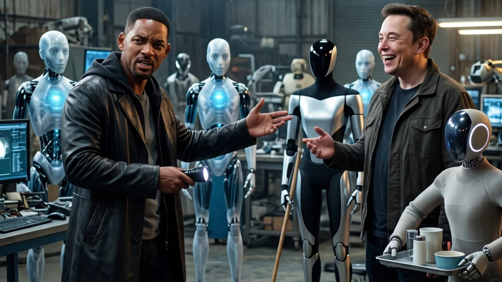 will smitt y elon musk robots