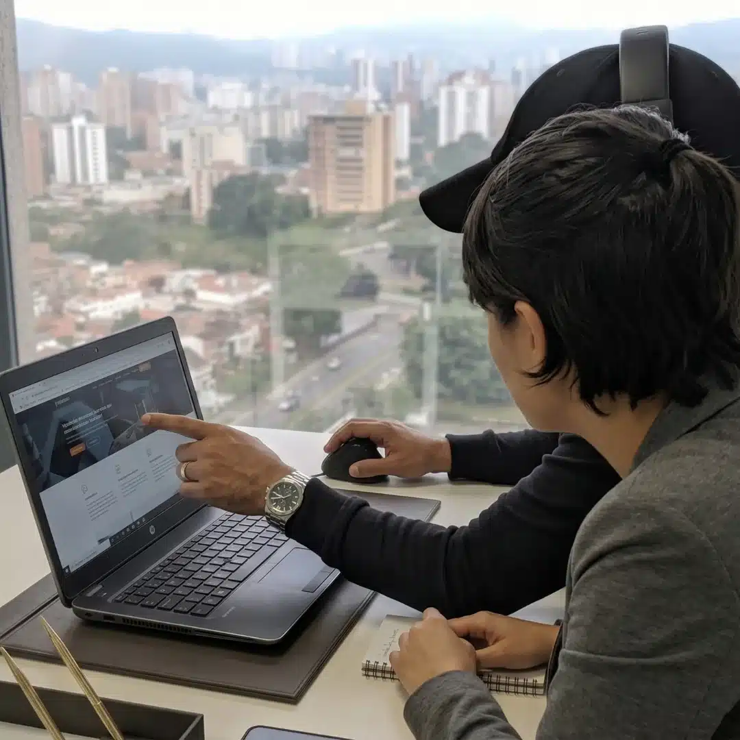 enseñando pagina web